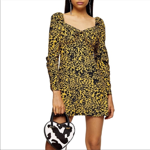 Topshop | Dresses | Topshop Yellow And 